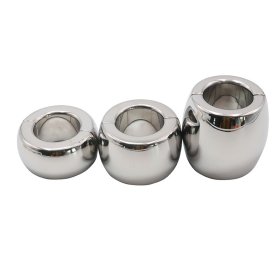 Heavy Bondage Stainless Steel Ball Stretching -Magnetic