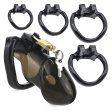 (image for) Rikers Locking Chastity Device - Black