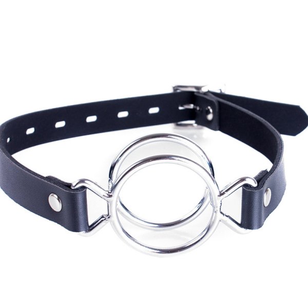(image for) Double Metal Locking Ring Gag