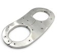 (image for) Unisex Stainless Steel Wrist Restraints with Padlock