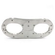 (image for) Unisex Stainless Steel Wrist Restraints with Padlock