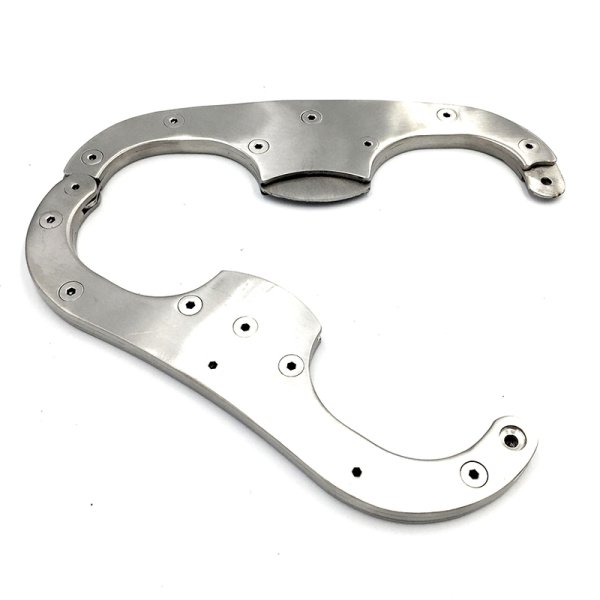 (image for) Unisex Stainless Steel Wrist Restraints with Padlock