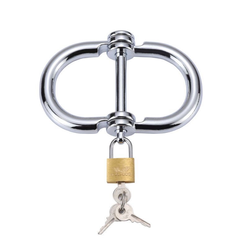 (image for) Handcuffs with Brass Lock