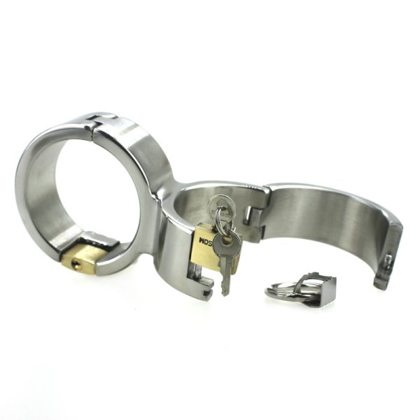 (image for) Stainless Steel Cross Handcuffs