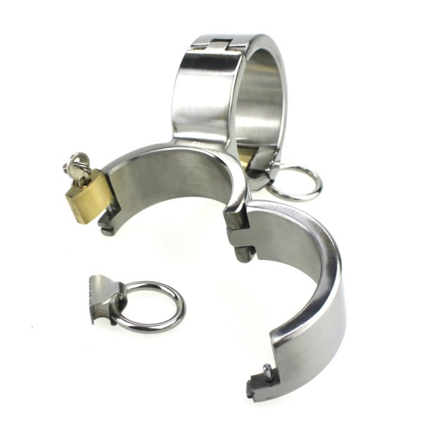 (image for) Stainless Steel Cross Handcuffs