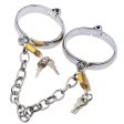 (image for) Unisex Luxury Dungeon Irons Cuffs With Chain