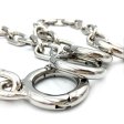 (image for) Stainless Steel Toe Cuffs With Chain