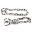 (image for) Stainless Steel Toe Cuffs With Chain
