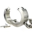 (image for) Super Heavy Bondage Ankle Cuffs With Chain - 4 KG
