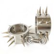 (image for) Spiked Stainless Steel Ankle/Wrist Cuffs