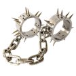 (image for) Spiked Stainless Steel Ankle/Wrist Cuffs