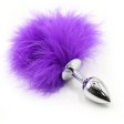 (image for) Bunny Tail Metal Anal Plug