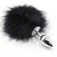 (image for) Bunny Tail Metal Anal Plug