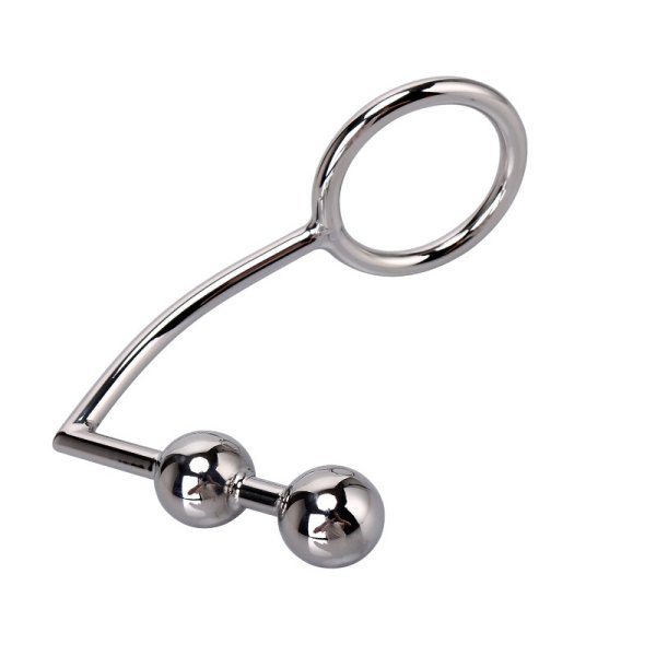 (image for) Ass Hook with Ring - Double Ball