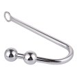 (image for) Double Ball Steel Anal Hook