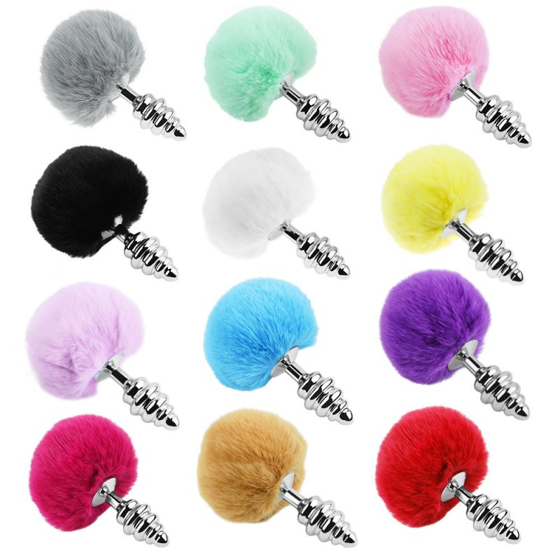 (image for) Ball Tail Screw Thread Anal Plug