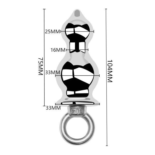 (image for) Anal Exerciser With Rings