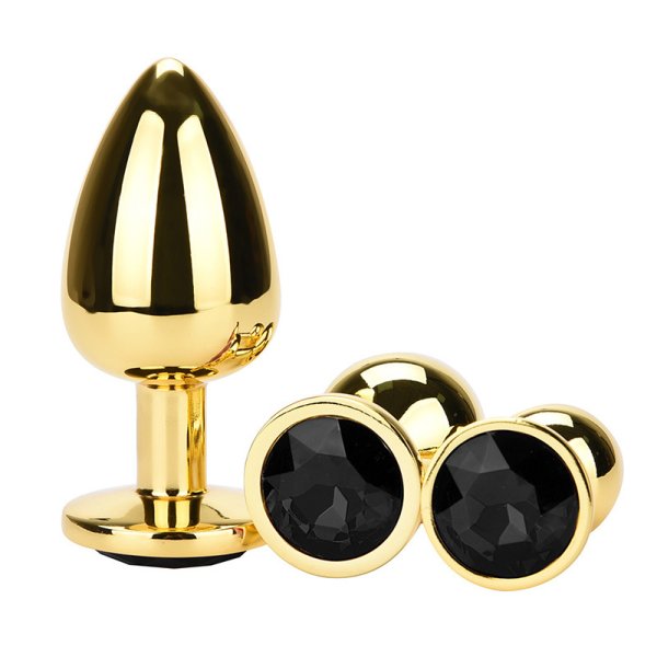(image for) Golden Anal Plug With Diamond