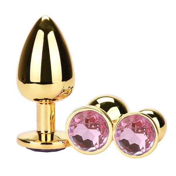 (image for) Golden Anal Plug With Diamond
