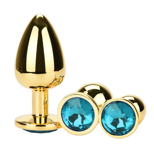 (image for) Golden Anal Plug With Diamond