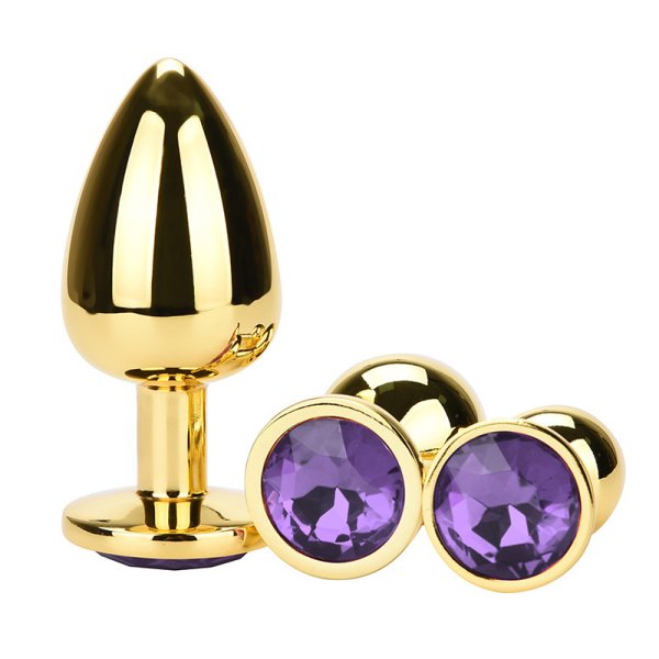 (image for) Golden Anal Plug With Diamond