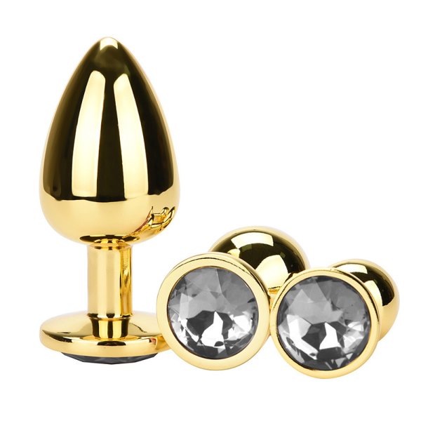 (image for) Golden Anal Plug With Diamond