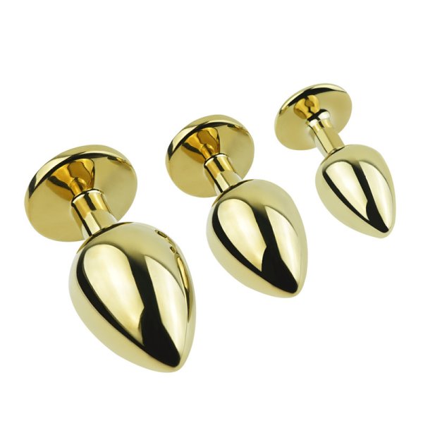 (image for) Golden Anal Plug With Diamond