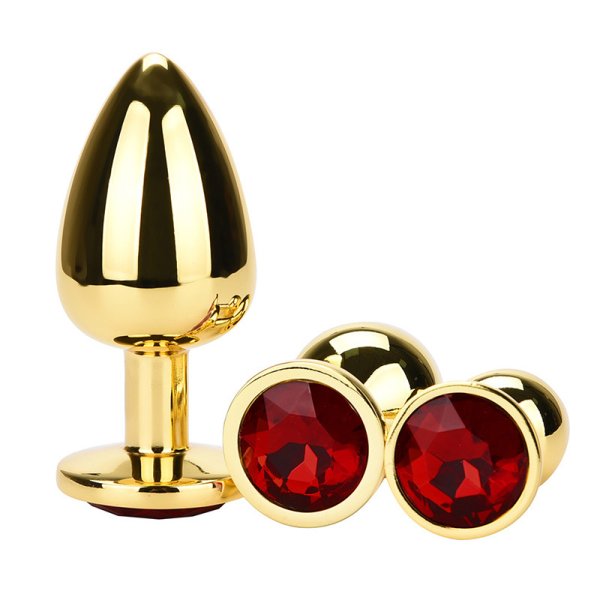 (image for) Golden Anal Plug With Diamond