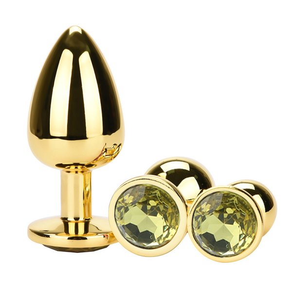 (image for) Golden Anal Plug With Diamond