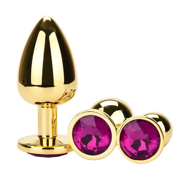 (image for) Golden Anal Plug With Diamond