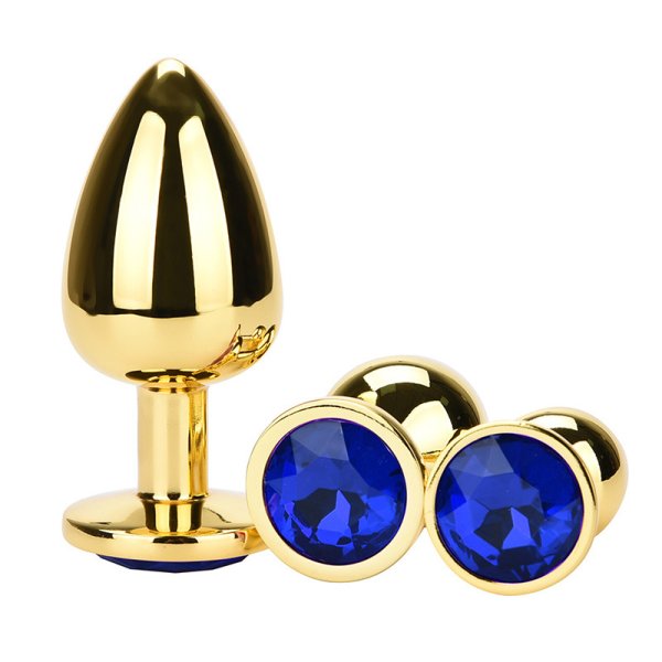 (image for) Golden Anal Plug With Diamond