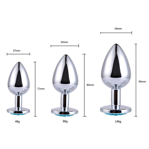 (image for) Stainless Steel Attractive Butt Plug