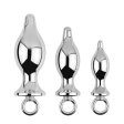 (image for) Aluminium Metal Solid Anal Plug - Silver