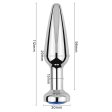 (image for) Silver Basics Aluminum Anal Plug