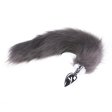 (image for) Colorful Fox Tail Stainless steel Butt Plug