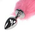(image for) Colorful Fox Tail Stainless steel Butt Plug