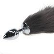 (image for) Colorful Fox Tail Stainless steel Butt Plug