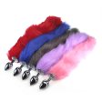 (image for) Colorful Fox Tail Stainless steel Butt Plug