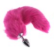 (image for) Colorful Fox Tail Stainless steel Butt Plug