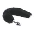 (image for) Colorful Fox Tail Stainless steel Butt Plug
