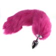 (image for) Colorful Fox Tail Stainless steel Butt Plug