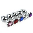(image for) Heart Jeweled Stainless Steel Butt Plug - Silver