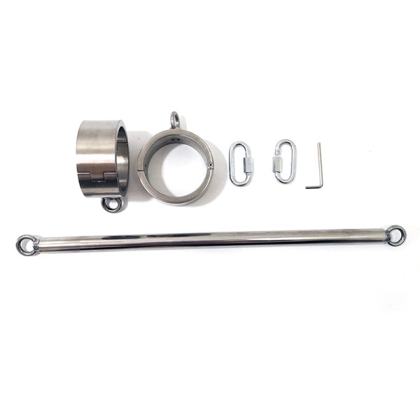(image for) Unisex Heavy Duty Stainless Steel Cuff Detachable