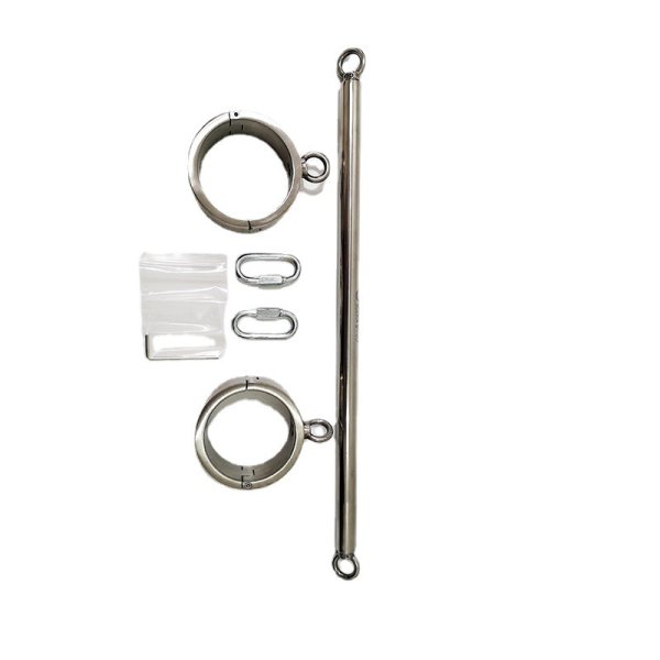 (image for) Unisex Heavy Duty Stainless Steel Cuff Detachable