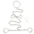 (image for) Stainless Steel collar handcuffs Wrist ankle Restraints