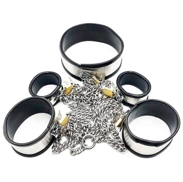 (image for) Rapture 5 Piece Steel Band Bondage Set