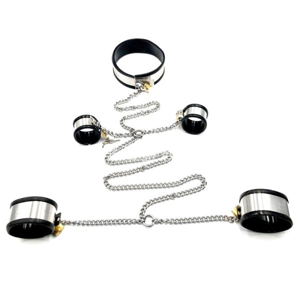(image for) Rapture 5 Piece Steel Band Bondage Set