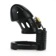 (image for) Adjustable Male Cock Cuff Chastity Device - Black