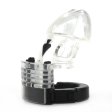 (image for) Adjustable Male Cock Cuff Chastity Device - Clear