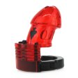 (image for) Adjustable Male Cock Cuff Chastity Device - Red